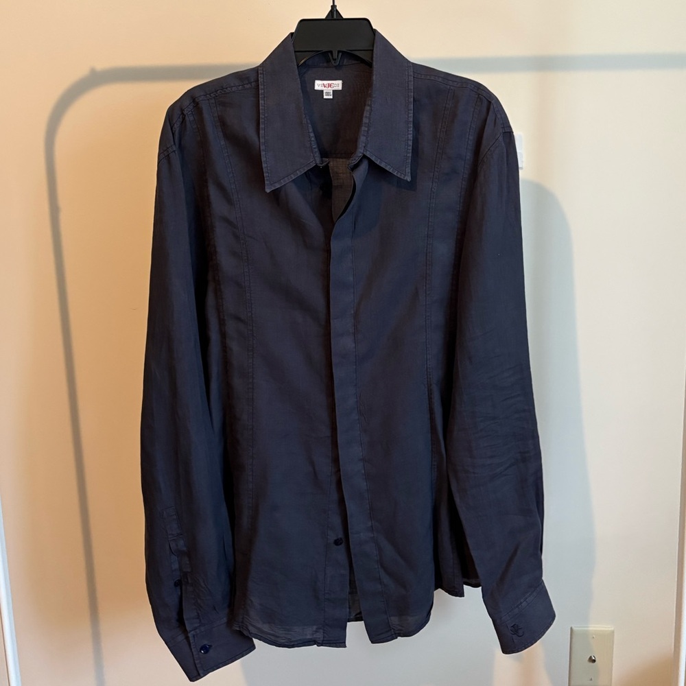 Men’s Versace Jean Collection linen shirt